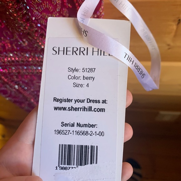 Sherri Hill Berry Dress - Picture 4 of 8